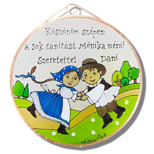 Köszönetajándék néptánc tanárnak