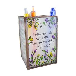 Fréziás ceruzatartó az általad kért szöveggel