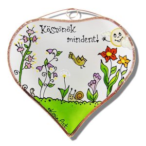 "Köszönök mindent!" Virágos madaras