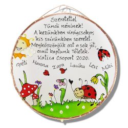   Marienkäfer Abschiedsgeschenk Bild für Kindergärtnerinnen 