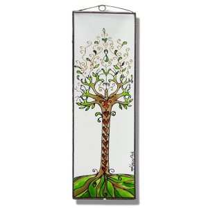 Baum des Lebens 3 Glasbild, Glasmalerei Baum des Lebens 3 Glasbild, Glasmalerei