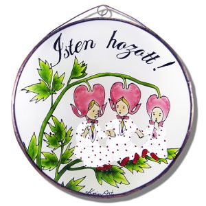 Szív virágos - Édes Otthon - Isten hozott!