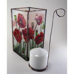 Mohn Teelichthalter