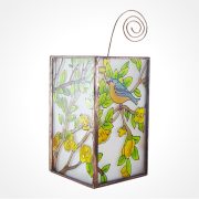 4 Jahreszeiten Winter-Frühling Teelichthalter 