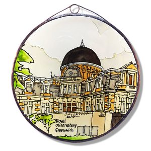 Royal Greenwich Observatory Glasbild, Glasmalerei Royal Greenwich Observatory Glasbild, Glasmalerei
