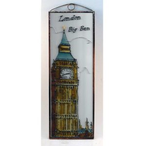 Big Ben üvegkép, üvegfestmény