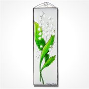 Maiglöckchen Glasbilder, Glasmalerei 