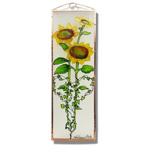 Sonnenblume Glasbilder, Glasmalerei Sonnenblume Glasbilder, Glasmalerei